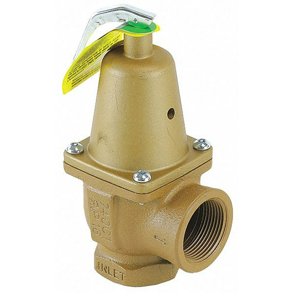 Watts Pressure Safety Relief Valve,1",50 psi 0382820