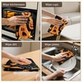 thumbnail image 5 of 6 Pcs Funny Kitchen Towels,Halloween Pumpkins and Candy Corn Microfiber Dish Towels,Kitchen Tea Towels,Kitchen Towel Set (18" X 26"), 5 of 7