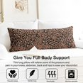 thumbnail image 3 of Leopard Print Body Pillow Cover – Soft & Breathable, Hidden Zipper, 20"x54", Fashion Animal Print – Cheetah & Tropical Spots, Perfect Gift for Side Sleepers, Pregnancy, Modern Home Decor, 3 of 7