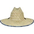 thumbnail image 3 of Quiksilver Mens Outsider Wide Brim Straw Sun Hat - Airy Blue - L/XL, 3 of 5