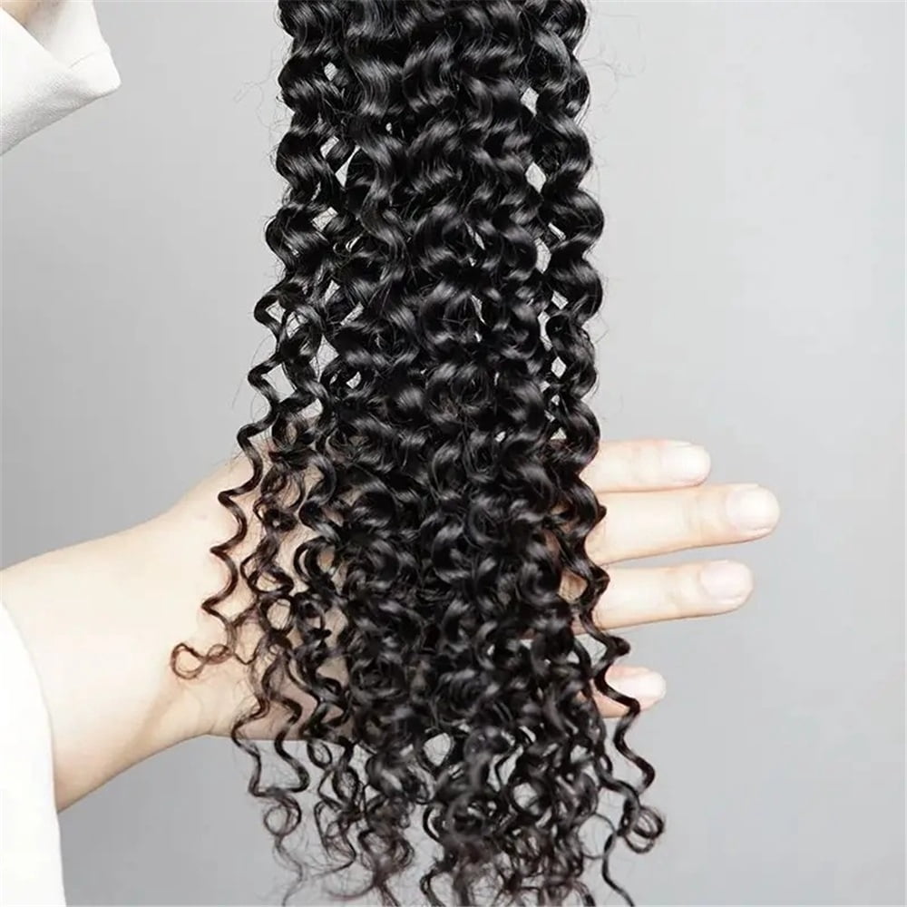 Boho Hair for Braiding 10-28Inch 1 Bundles Jerry Curly Human Bulk Hair Extensions No Weft