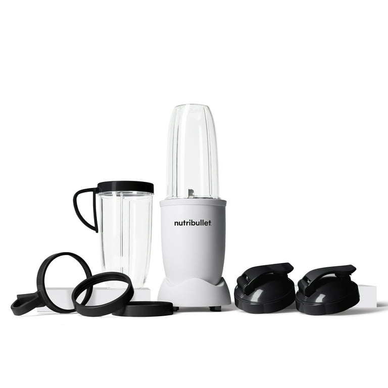 NutriBullet Pro 32 oz. Single Speed Matte White Personal Blender