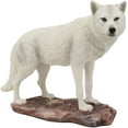 thumbnail image 3 of Ebros Gift Realistic Winter Hunter Tundra White Albino Wolf Statue 8" Long, 3 of 7