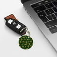 thumbnail image 6 of Naloa Hohey Bee Print Round Keychain Keychain Key Ring, Key Tag, Key Chain Bulk for Gift Accessories (Round), 6 of 7