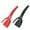 Black and Red, variant on 2 Pack Egg Flipper Spatula, 2 in 1 Spatula and Tongs, Fried Egg Spatula - Grip and Flip Spatula Tongs for Grilled Cheese, Sandwich, Pancake, Fishes, Omelet