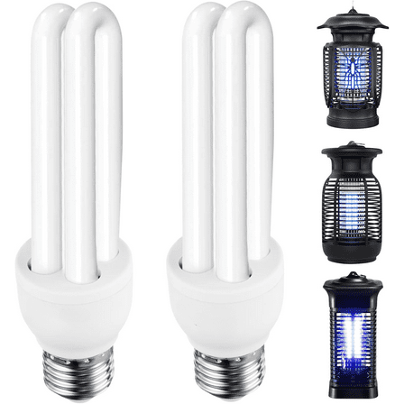 2 Pieces  Light Bulb 2U Type E27 20W Replacement Bulbs Compatible with Homesuit, Keuomy, Yluces, Yissvic, Powify and Other Models