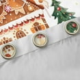 thumbnail image 4 of Manfei Cartoon Gingerbread House Black Out Curtains,Cute Christmas Reindeer Curtains Pack of 2 (42x63 Each),Cute Chic Xmas Tree Bedroom Curtains For Kids Gitl,Ultra Soft Home Decor, 4 of 6