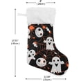 thumbnail image 2 of Coolnut Christmas Stocking Personalized Halloween Large Candy Stocking Hanging Gift Xmas Stockings Decoration 1 PC for Family Holiday Party Ornaments Decor Fireplace, 2 of 7