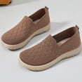 thumbnail image 7 of IEMIEMIEM Orthopedic Shoes for Women Arch Support Slip on Non Slip Golf Shoes Wide Width Knitted Mesh Stretch Hiking Shoes Comfort 2026 New Foam Shoes Coffee 7.5 Wide, 7 of 7