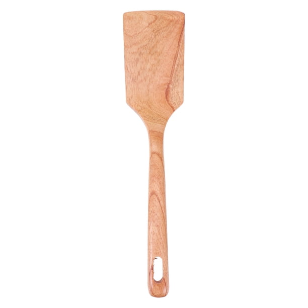 espátula de madera antiadherente para cocinar en casa.