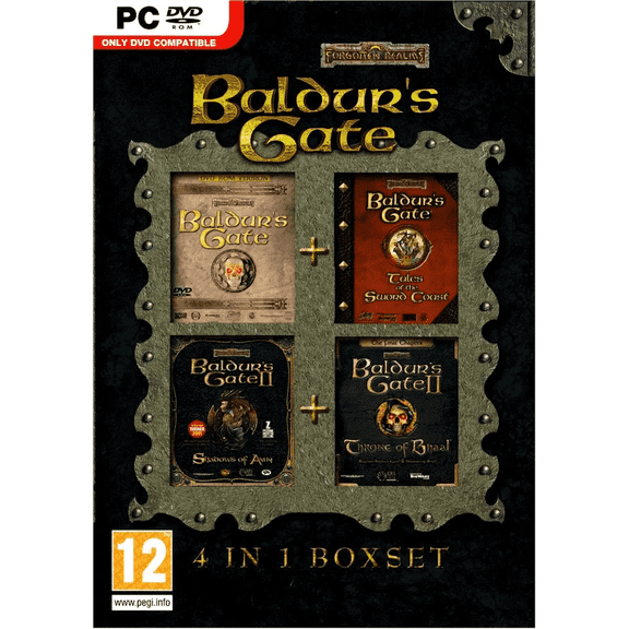Baldurs Gate 4 in 1 Box Collection Compliation Brand New Sealed