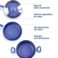 thumbnail image 4 of Juego de Sartenes de Zafiro Antiadherentes Flavor Pan Ideales para Parrilla de Inducción, gas, Calentamiento Uniforme -Cubierta de Zafiro Antiadherente, 4 of 9