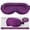 5-Purple, variant on 3D Weighted Eye Mask | Memory Foam Sleep Mask for Women & Men | 100% Blackout | Adjustable Straps | Travel Essentials