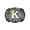 K, variant on Western Belt Buckle Initial Letters ABCDEFG to Y-Cowboy Rodeo Silver Large Belt Buckle for Men and Women
