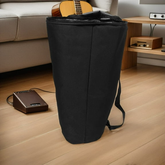 OUNONA African Drum Case Oxford Fabric Dual Layer Protection Long