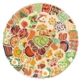 thumbnail image 2 of Paquete de pegatinas Food Toast, 50 unidades, impermeables, para botella de ordenador portátil, 2 of 2