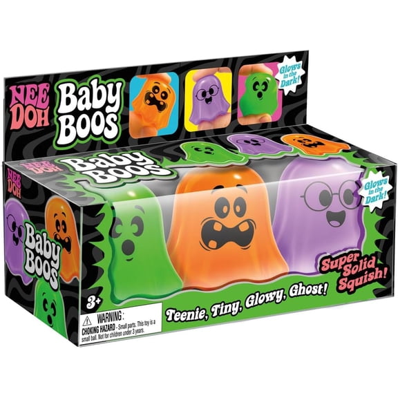 Schylling Needoh Needohween Baby Boos - Sensory Squeeze Toy - (Pack of 1)
