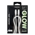 thumbnail image 6 of Liquipel Powertek Glow in the Dark USB-C to USB-C - White, 6 of 7