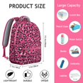 thumbnail image 6 of Leopard Print Backpack for School,Cute School Bag,Schoolbag with Adjustable Shoulder Straps & Padded Back,15.3"x11"x7.1".﻿, 6 of 6