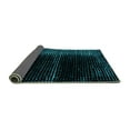 thumbnail image 2 of Ahgly Company Indoor Round Oriental Turquoise Blue Modern Area Rugs, 6' Round, 2 of 4