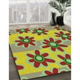thumbnail image 2 of Ahgly Company Indoor Rectangle Patterned Green Novelty Area Rugs, 4' x 6', 2 of 6