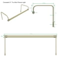 thumbnail image 2 of Cocoweb 21" Tru-Slim Plug-In LED Frame Light in Antique Brass, 2 of 5
