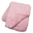 thumbnail image 5 of Chanasya 3-Piece Super Soft Shaggy Throw Blanket Pillow Cover Set - Chic Fuzzy Faux Fur Elegant Cozy Fleece Sherpa Throw (50"x65") & Two Throw Pillow Covers (18"x 18")- For Bed Couch Chair Sofa - Pink, 5 of 9