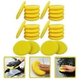 Hemoton 24pcs Car Polishing Sponges Car Wax Applicator Pads Automotive