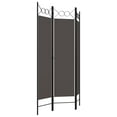 thumbnail image 6 of vidaXL 4-Panel Black Freestanding Folding Room Divider 63"x70.9", 6 of 97