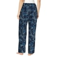 thumbnail image 3 of Xecao Hawaiian Style Women's Straight Lounge Pajama Pants: The Epitome of Relaxed Sleepwear, 3 of 9