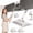 B, variant on 2026 Upgraded Hands Free Multi Purpose Flat Mop, Hands Free Flat Mop, One-Button Cloth Grip, 360° Rotating Reusable Lazy Mops for Floor Wall & Bathroom, Wet & Dry Use