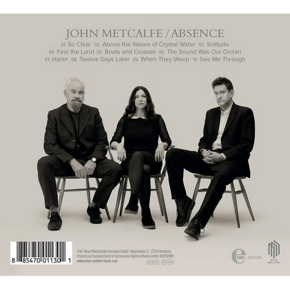 John Metcalfe - Absense - Music & Performance - CD