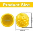 thumbnail image 2 of Trailer Ball Head Cover - Soft Rubber Protection for 50mm Hitch Balls, Abrasion-Resistant, Dust-Proof & Stylish - Yellow (1 Piece), 2 of 4
