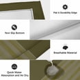 thumbnail image 6 of Olive Green Striped Outdoor Rug for Patio/Deck/Porch, Non-Slip Large Area Rug 5 x 7 Ft, Vintage Stripes Ombre Indoor Outdoor Rugs Washable Area Rugs, Reversible Camping Rug Carpet Runner, 6 of 8