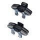 thumbnail image 2 of Soporte para cepillo y maquinilla de afeitar de seguridad cromado de lujo que se adapta a todos sus accesorios de afeitado (plata 23 pieza), 2 of 8