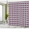 thumbnail image 4 of Ambesonne Floral Shower Curtain, Botanical Garden Flora Scene, 69"Wx75"L, Fuchsia and White, 4 of 4