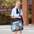 thumbnail image 5 of ALAZA Zipper Binder Bag Cat on Clouds 3 Ring File Folder Binder Organizer Bag, 5 of 8