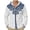 Blue Cloud, variant on Summer Hooded Shirt for Men Linen Cotton Tee Comfortable Breathable Hawaiian Beach Shirts Ocean Print Tops, Ocean Shell, Size L