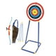 thumbnail image 3 of Juego de flechas y arco para niños, puntas de flecha de succión de simulación, juguete de entrenamiento de tiro con arco con objetivo de pie desmontable, 3 of 12