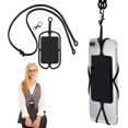 thumbnail image 1 of Arnés para teléfono con clip, collar de cordón para teléfono de silicona con identificación y crédito, 1 of 5
