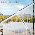 thumbnail image 3 of Squeegee Stainless Steel Shower Wiper 31cm Shower Squeegee Without Drilling Window Puller with Wall, 3 of 5
