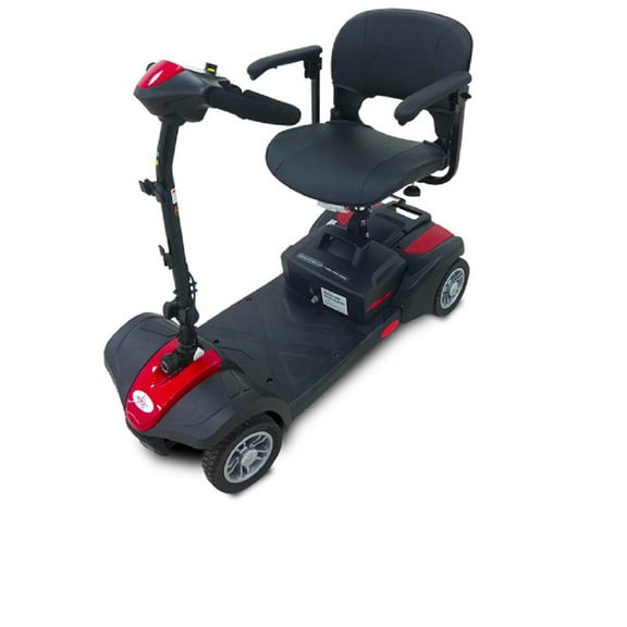 EV Rider MINIRIDER LITE 4-Wheel Mobility Travel Power Scooter in Red