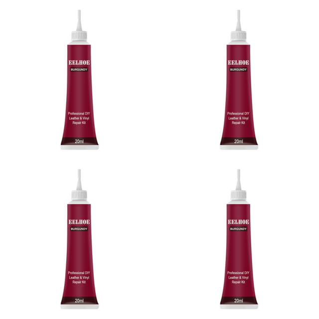 Pasta de reparación de cuero 20ML Gel de reparación para sofá Muebles Chaqueta Vino Rojo Rojo