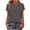 Black, variant on Staron Women's Spring Summer Casual Printed Button-Up Shirt Round Neck Short Sleeve Loose Top Tunic Blouse, Light Blue XXL