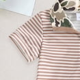 thumbnail image 5 of mgoYE Baby Boy Clothes 12-18 Months Toddler Kids Baby Boy Summer Clothes 6 12 18 24 Months Dog Print Short Sleeve Polo Tops Camouflage Shorts Outfits(Camouflage,0-6 Months), 5 of 8