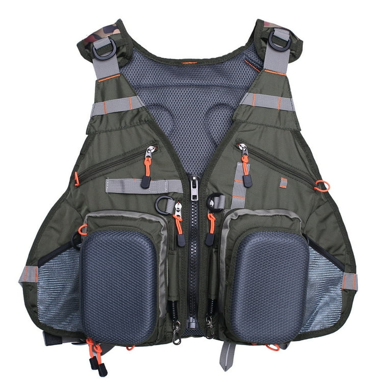  Aventik Fly Fishing Vest Backpack, Fishing Chest Pack Fishing  Vest : Sports & Outdoors