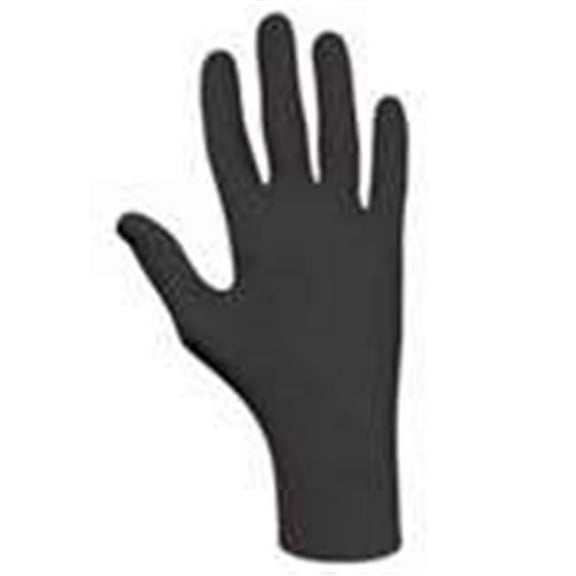 Best Glove 845-7700PFTL-N - Dek Nighthawk Disposable Gloves Nitrile - Black, Extra Large