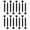 Black, variant on 12Pcs 3 Inch Vinyl Shutter Fasteners Strongest Plastic Shutter Screws Window Shutters Hardware Exterior Spikes Loks for Fixing and Installing Decorative Exterior Vinyl Shutters