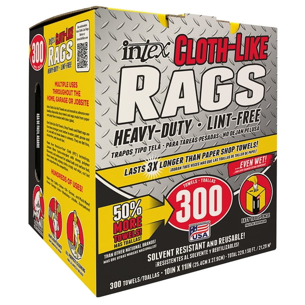 Intex 300ct Box ClothLike Rags