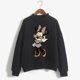 thumbnail image 1 of Sudaderas con capucha navideñas de cuello alto, sudadera de dibujos animados Kawaii de Minnie, Sudadera con capucha de Mickey Mouse de Disney, ropa para niña, sudaderas superiores, 1 of 5